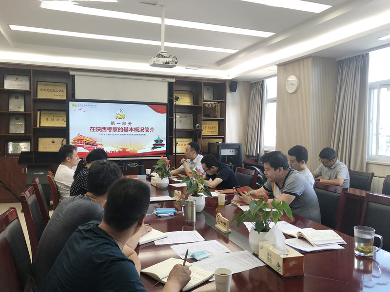 “奮力譜寫(xiě)新時(shí)代、追趕超越新篇章”——公司第四黨支部學(xué)習(xí)貫徹落實(shí)“習(xí)近平總書(shū)記來(lái)陜考察重要講話精神”  